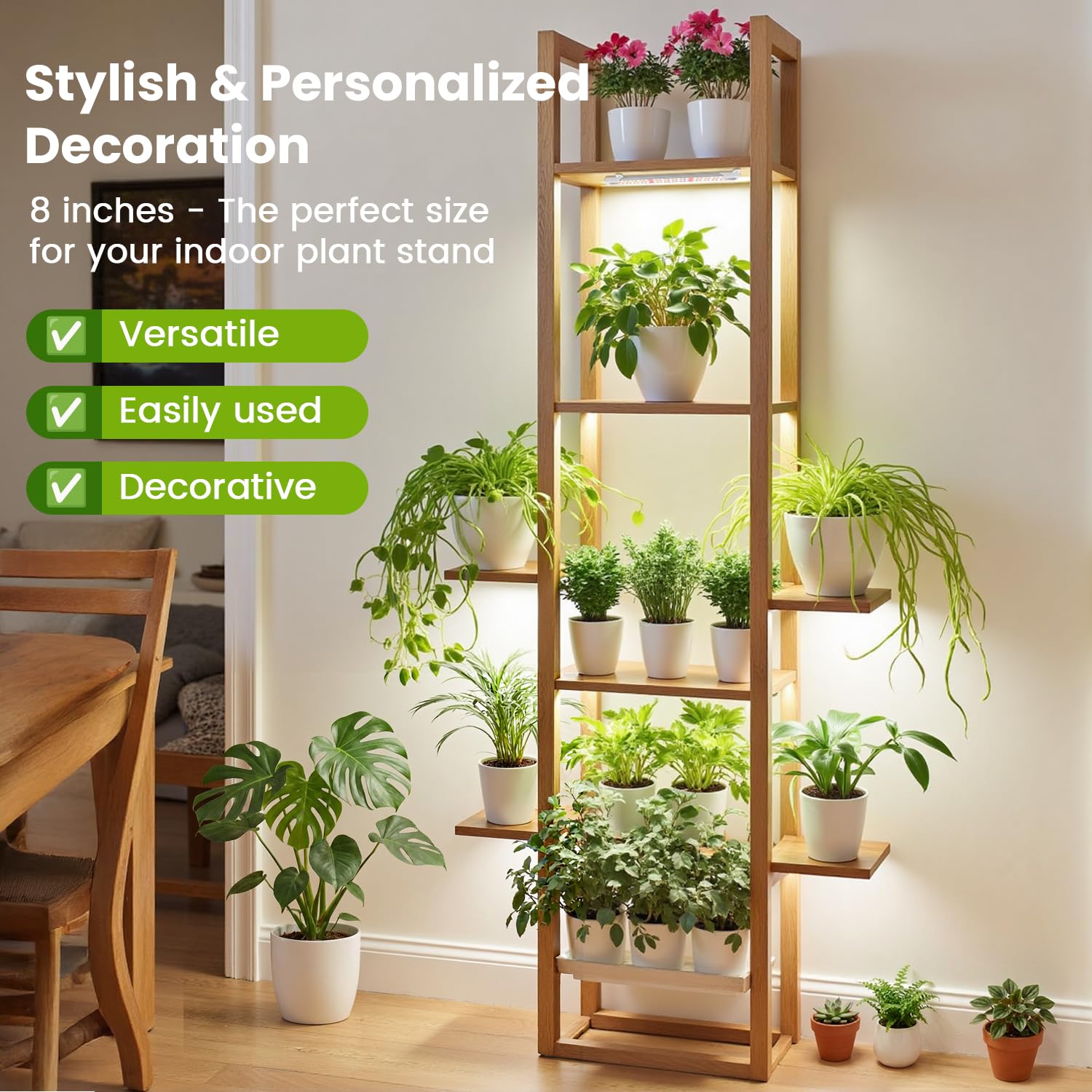 Kullsinss plant shelf lighting ideal for kitchen herbs and compact greens