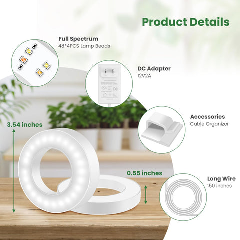 Kullsinss automatic timer enables consistent light cycles for indoor greens.