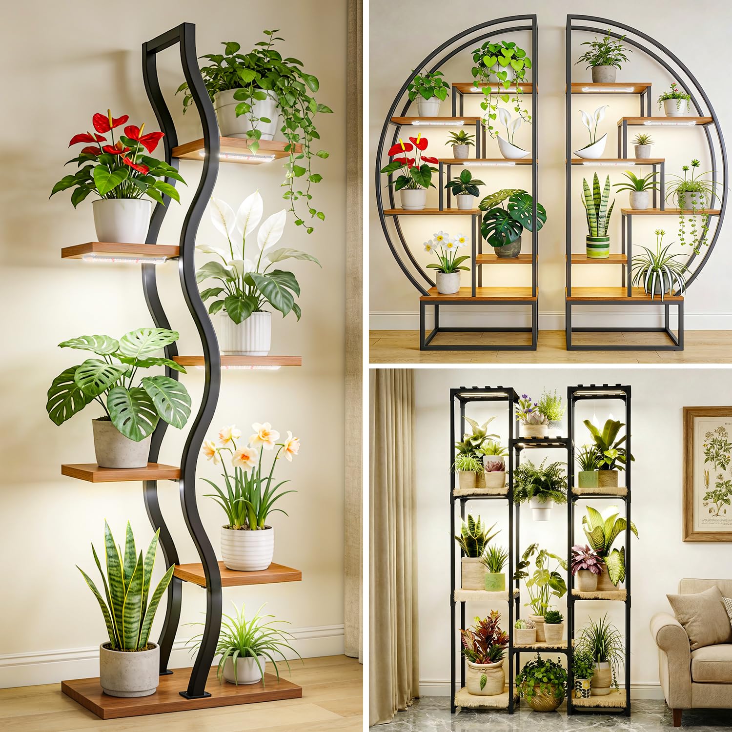 Kullsinss grow light easily mounted with tape zip ties or screws
