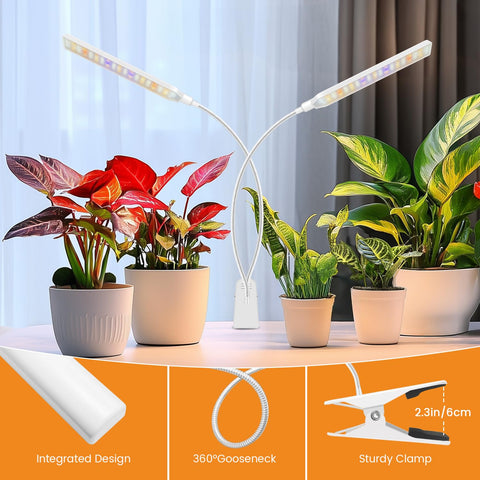 Kullsinss full-spectrum 114 LEDs support seedling to bloom stages
