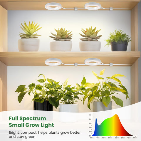 Kullsinss full-spectrum LEDs support plant growth through all stages.