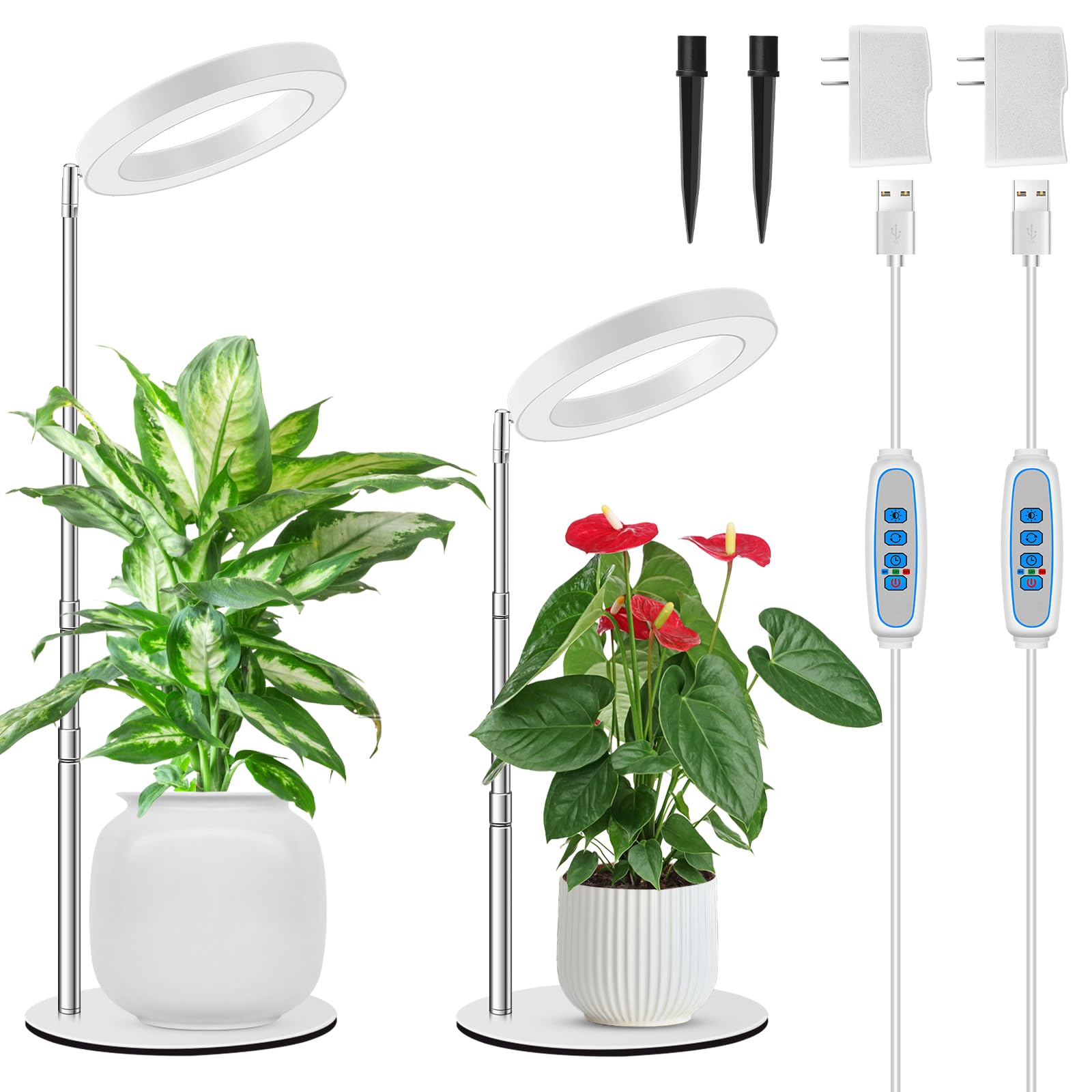 Kullsinss grow light base provides sturdy support for reliable indoor plant setups.