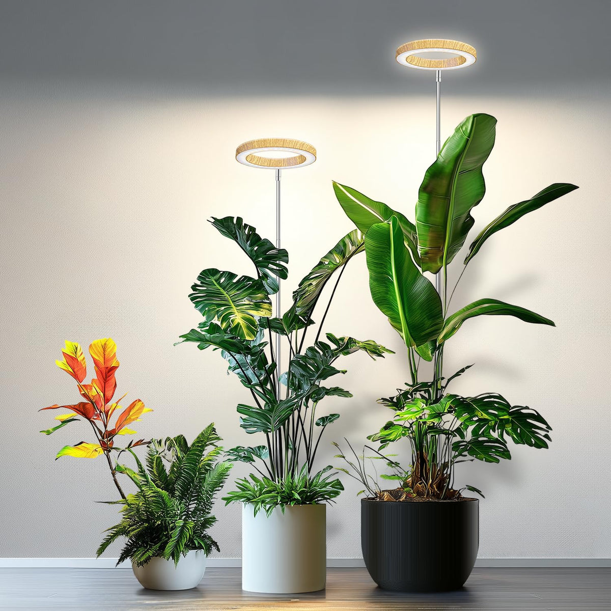 Kullsinss grow light full spectrum panel illuminates indoor plants effectively