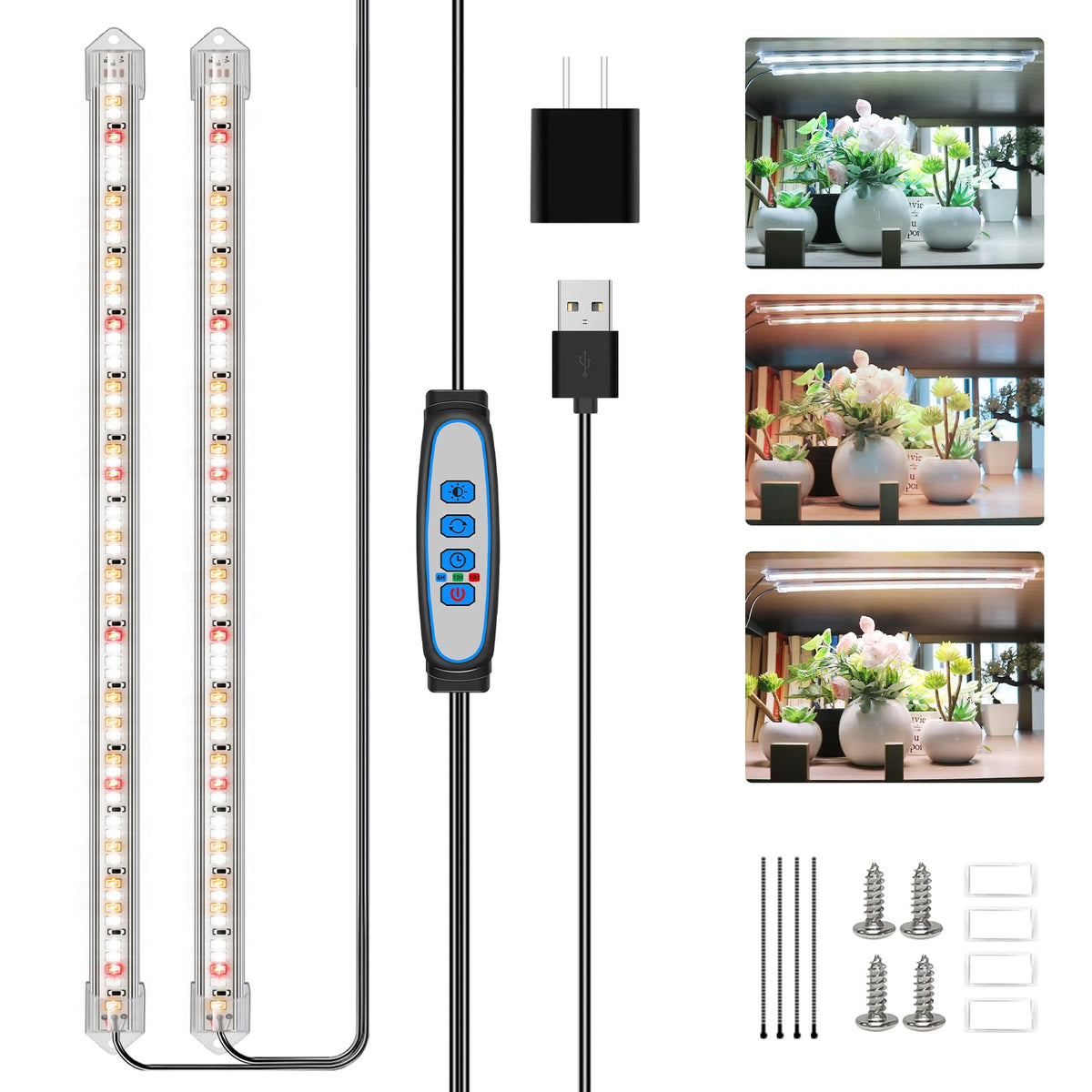 Kullsinss grow light strip full spectrum LEDs for thriving indoor plants