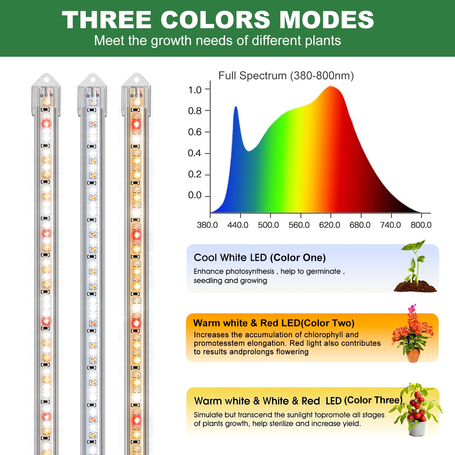 Kullsinss grow light with timer demonstrates automated day-night cycling