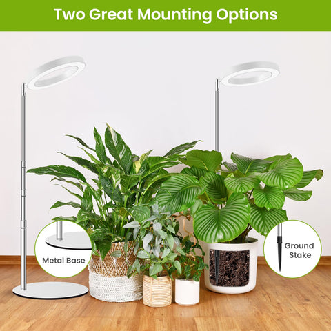 Kullsinss grow light telescoping pole adjusts height for different plant stages.