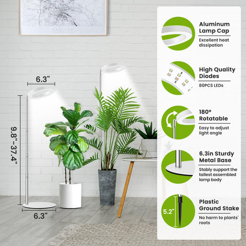 Kullsinss grow light timer modes automate light cycles for plants.