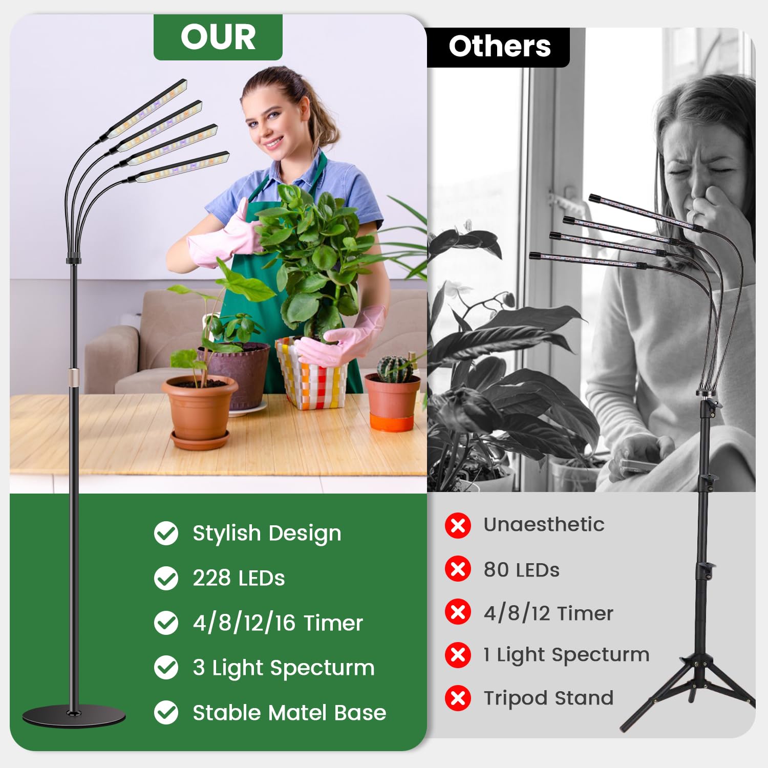 Kullsinss easy-install kit for quick setup without tools.