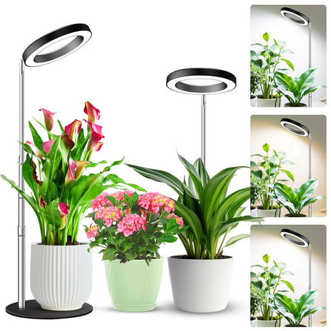 Kullsinss Grow Lights full-spectrum LED panel supports year-round indoor plant growth.