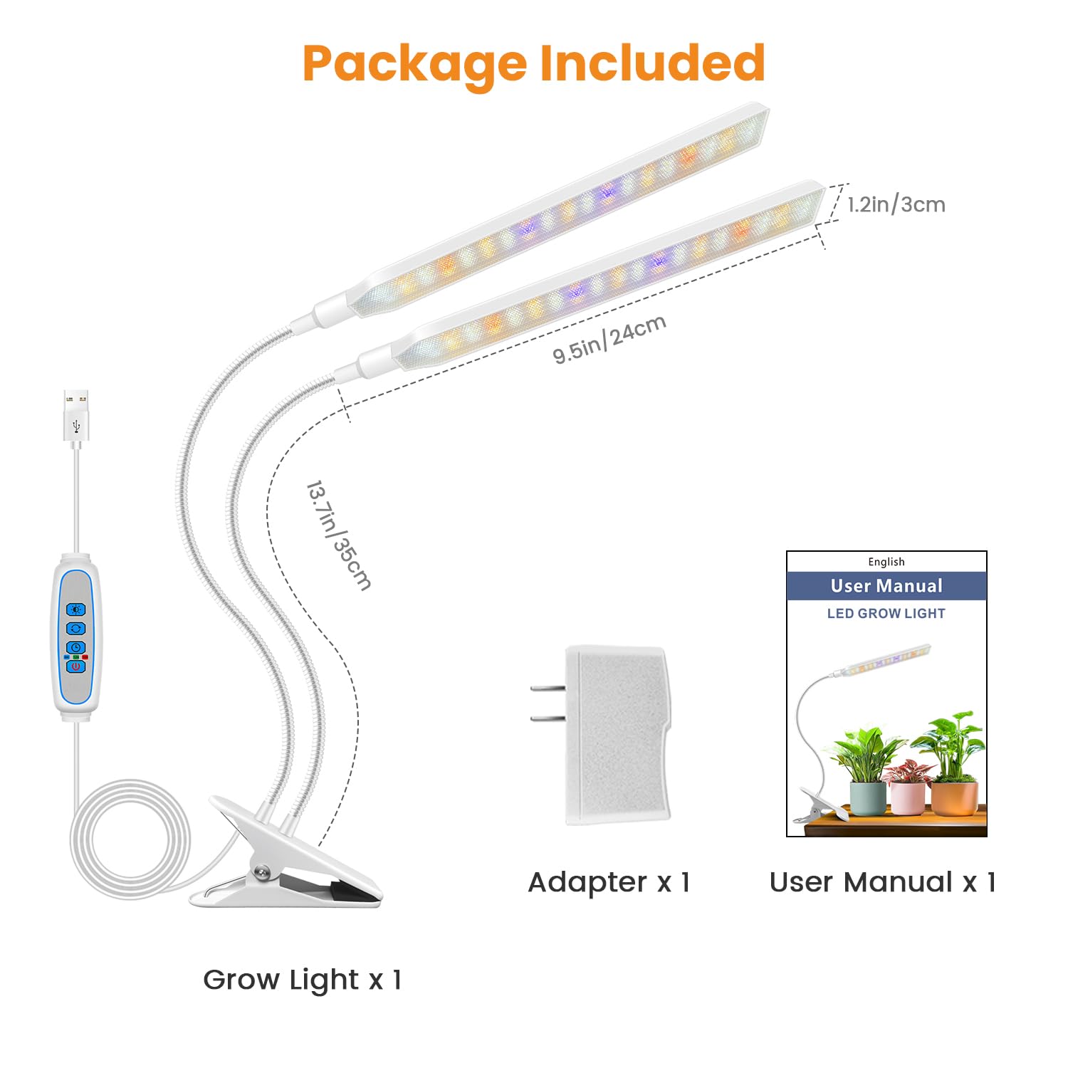 Kullsinss 114 LEDs deliver bright, efficient indoor lighting for plants