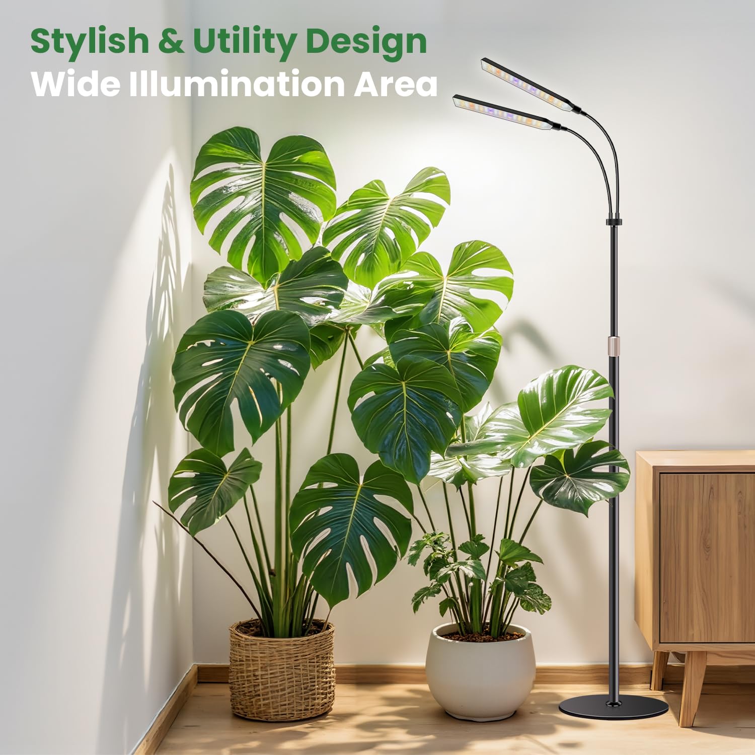 Kullsinss minimalist base design blends with decor while stabilizing the lamp