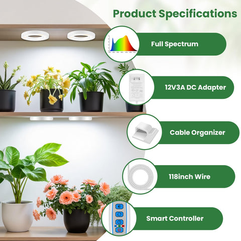 Kullsinss plant light under-cabinet fit powering small space greens