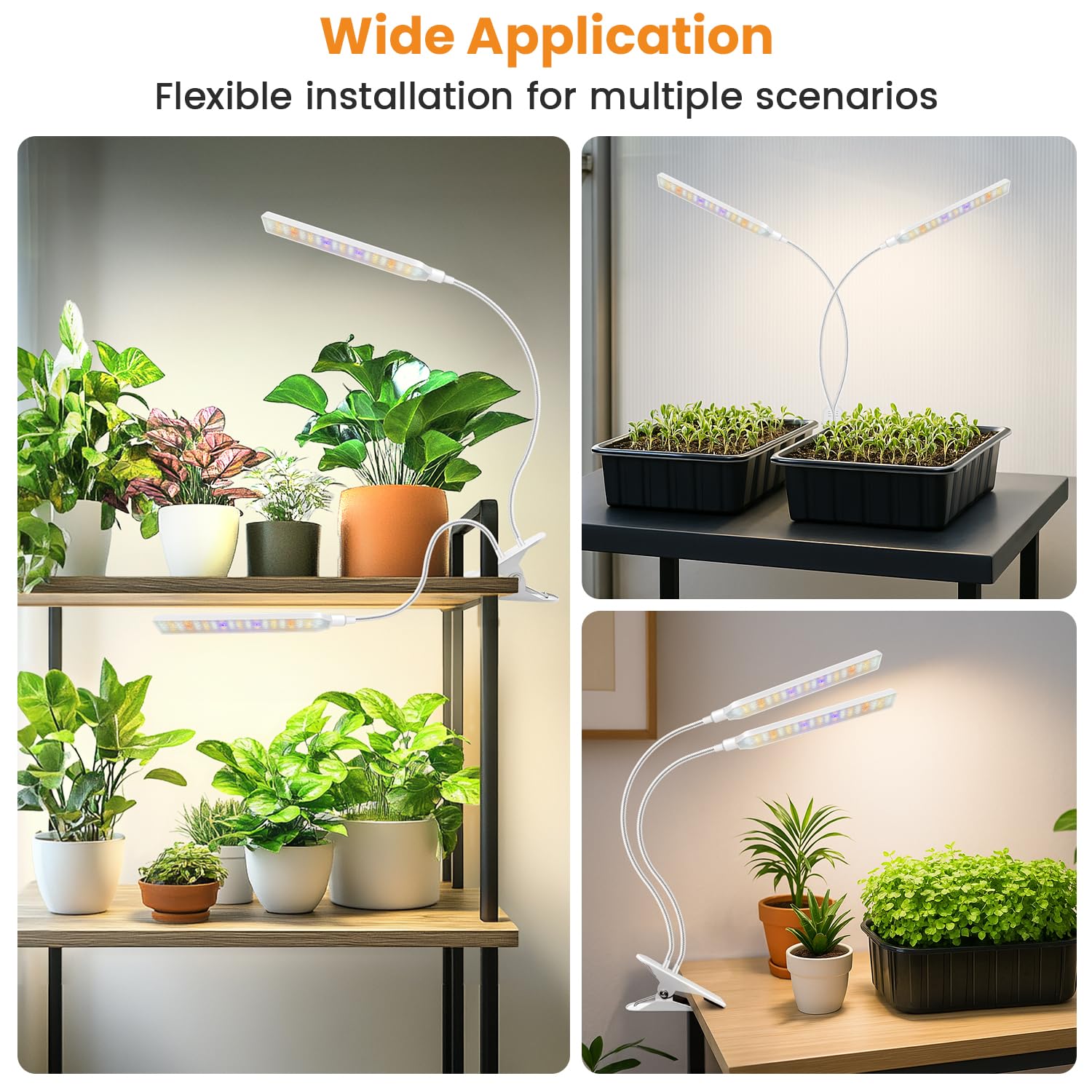 Kullsinss sleek white tube design complements modern decor