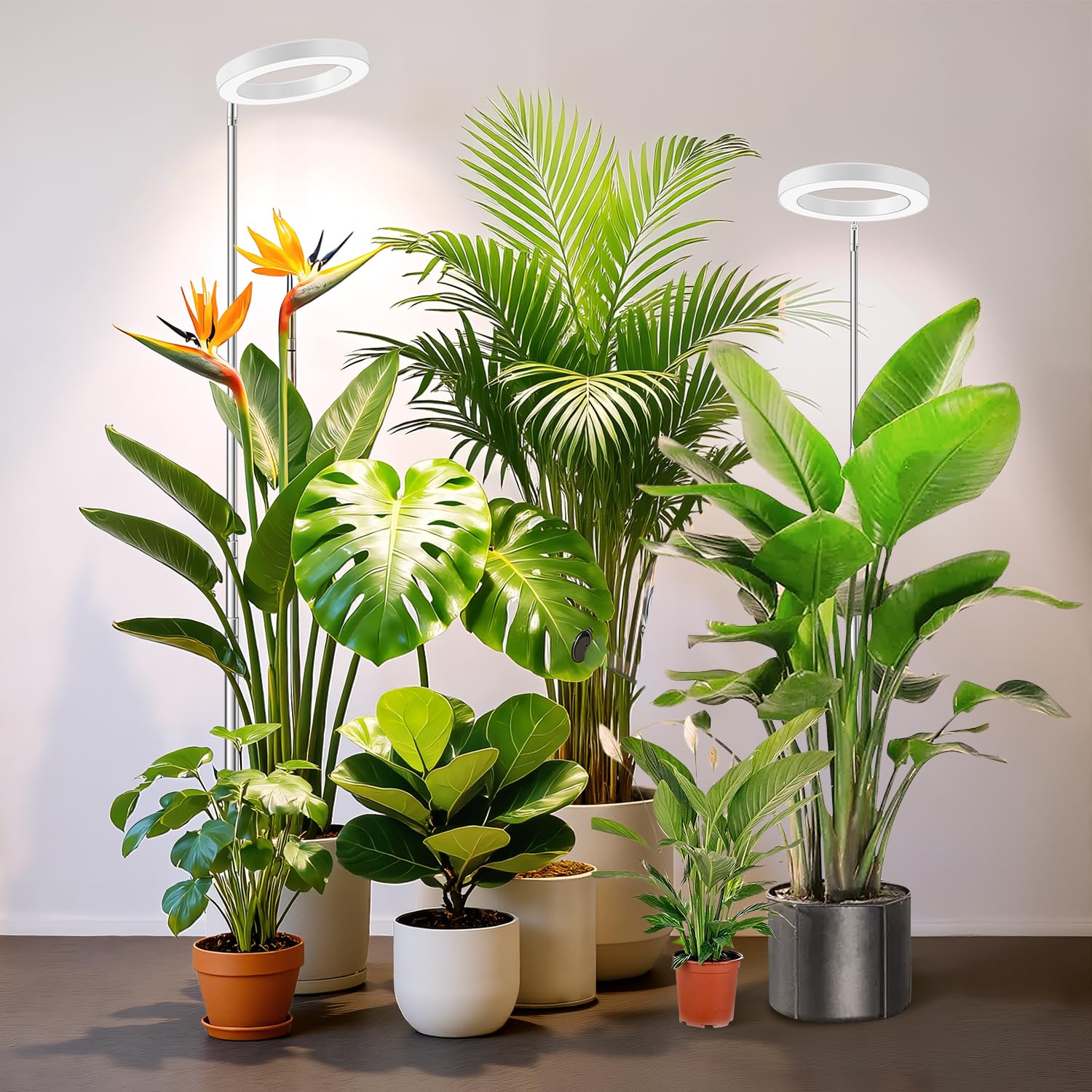 Kullsinss White Grow Light front view showing sleek design ideal for indoor spaces