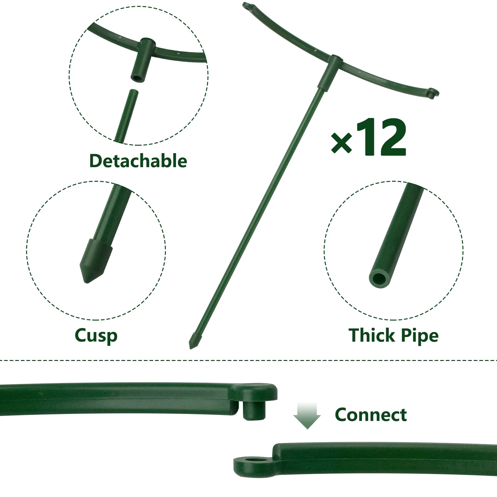 The kulusion plant stakes in use hold monstera upright and prevent sprawling vines.