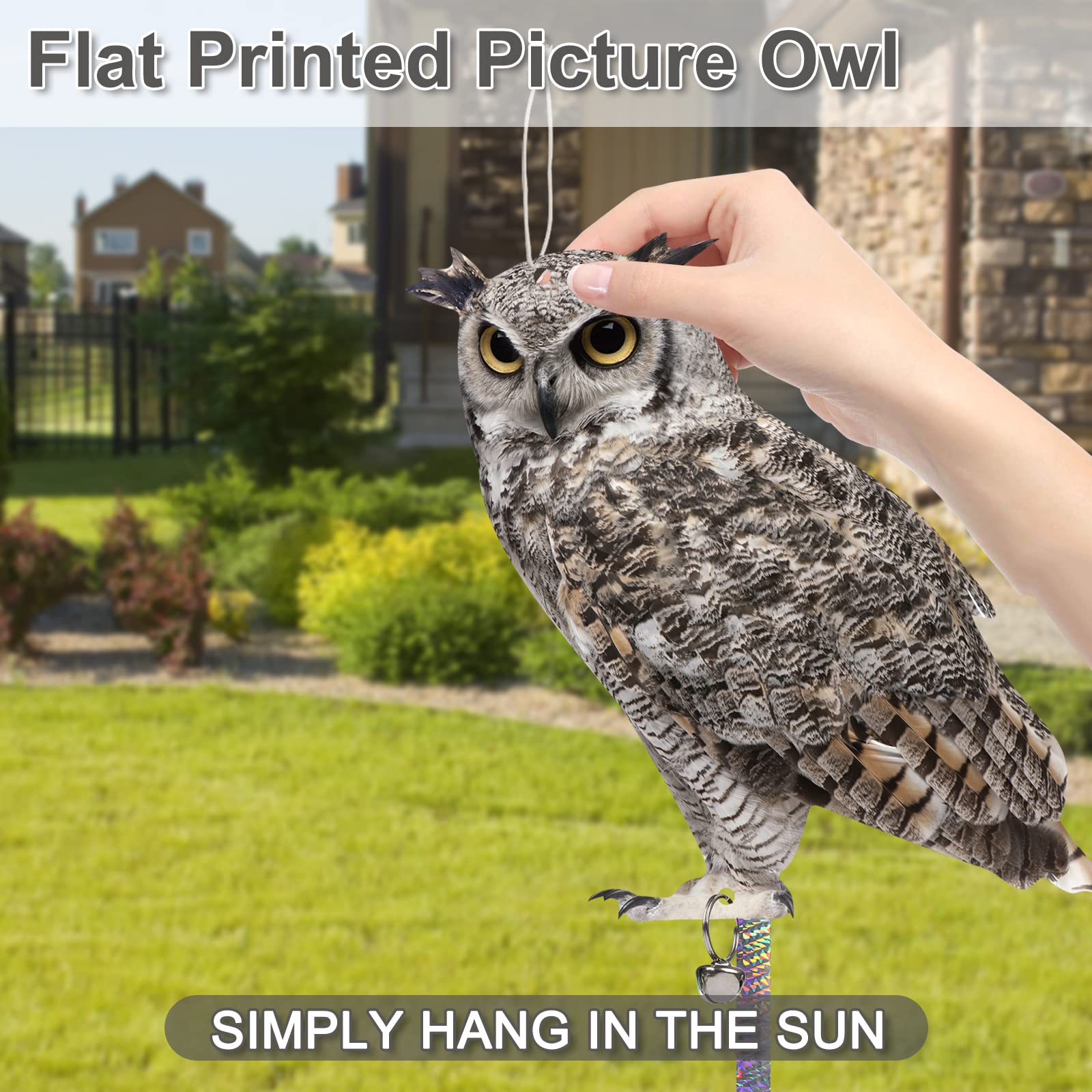 Kungfu Mall yard patio owl perfect for protecting entryways.