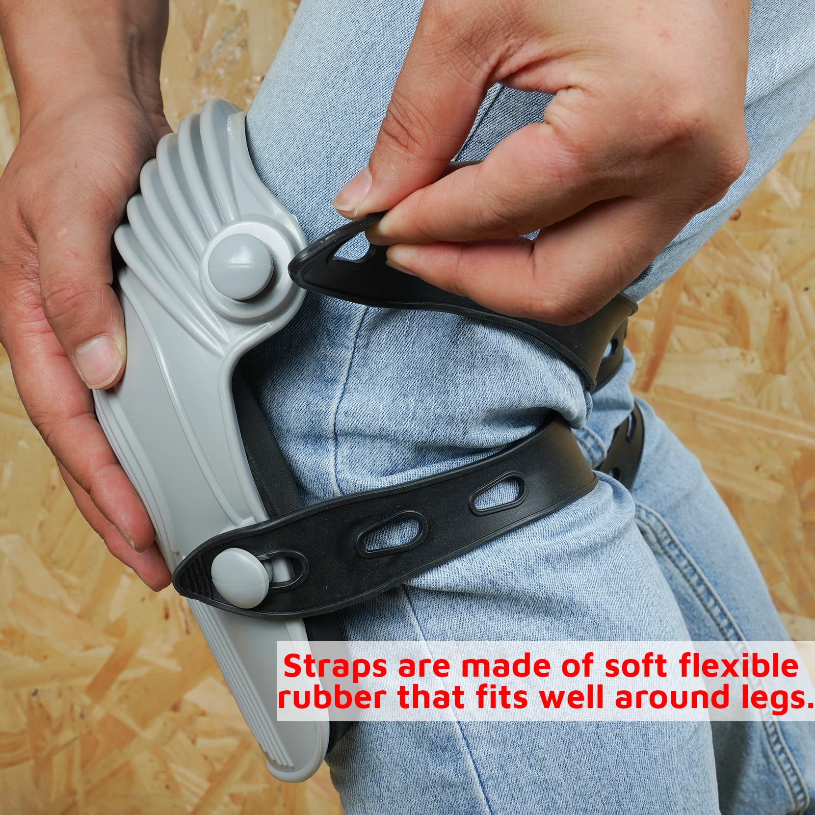 KUNN durable replacement straps compatible with multiple knee pad brands for reliable maintenance.