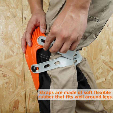 KUNN replacement knee pad straps in grey compatible with multiple models.