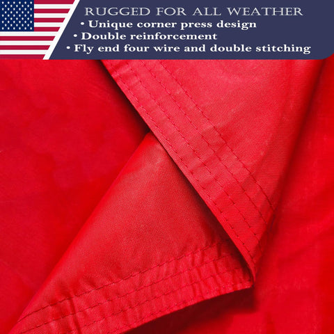 KUOKIP USMC flag weatherproof polyester resists sun and rain