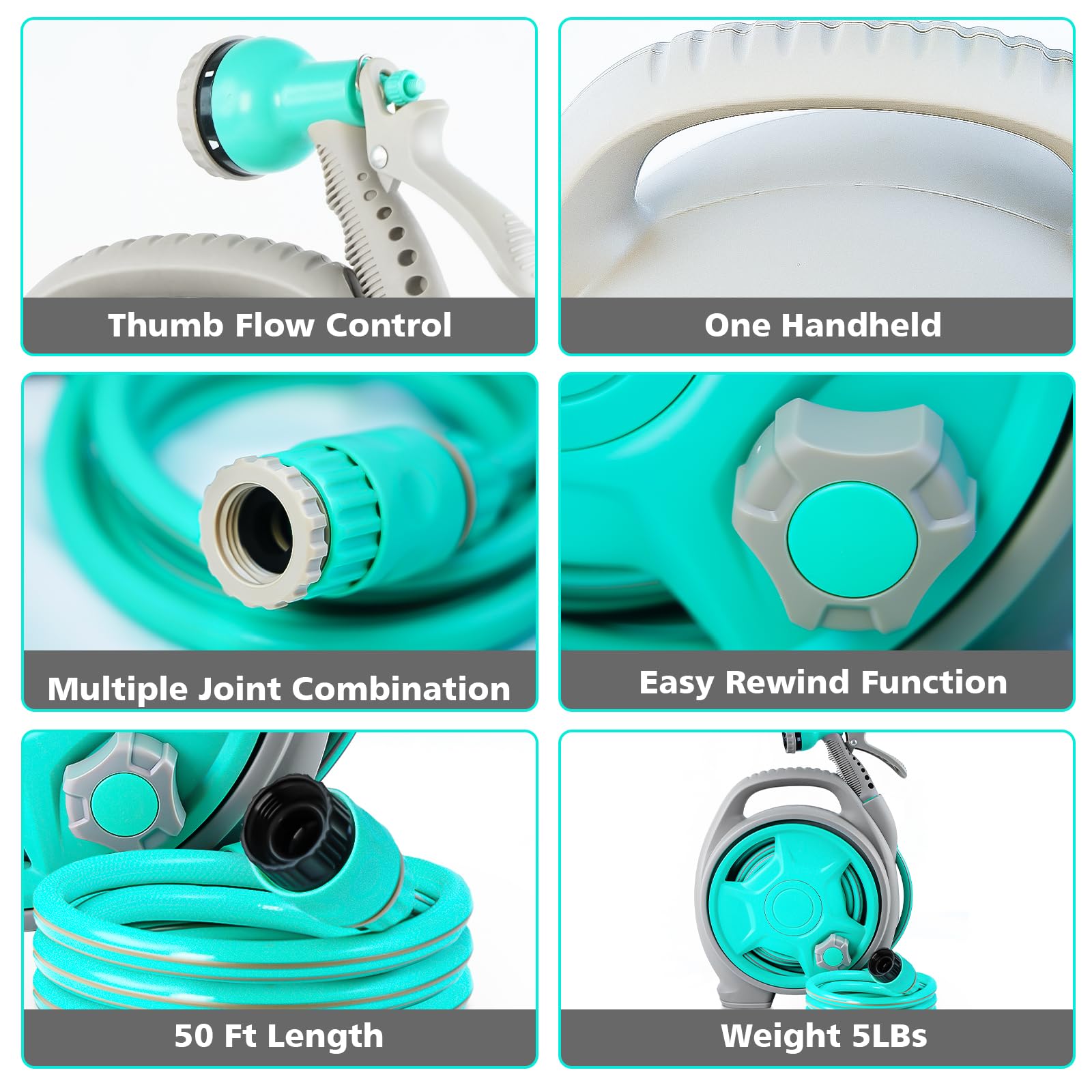 KURTEP reel demonstrating compatibility with US standard hose connections.