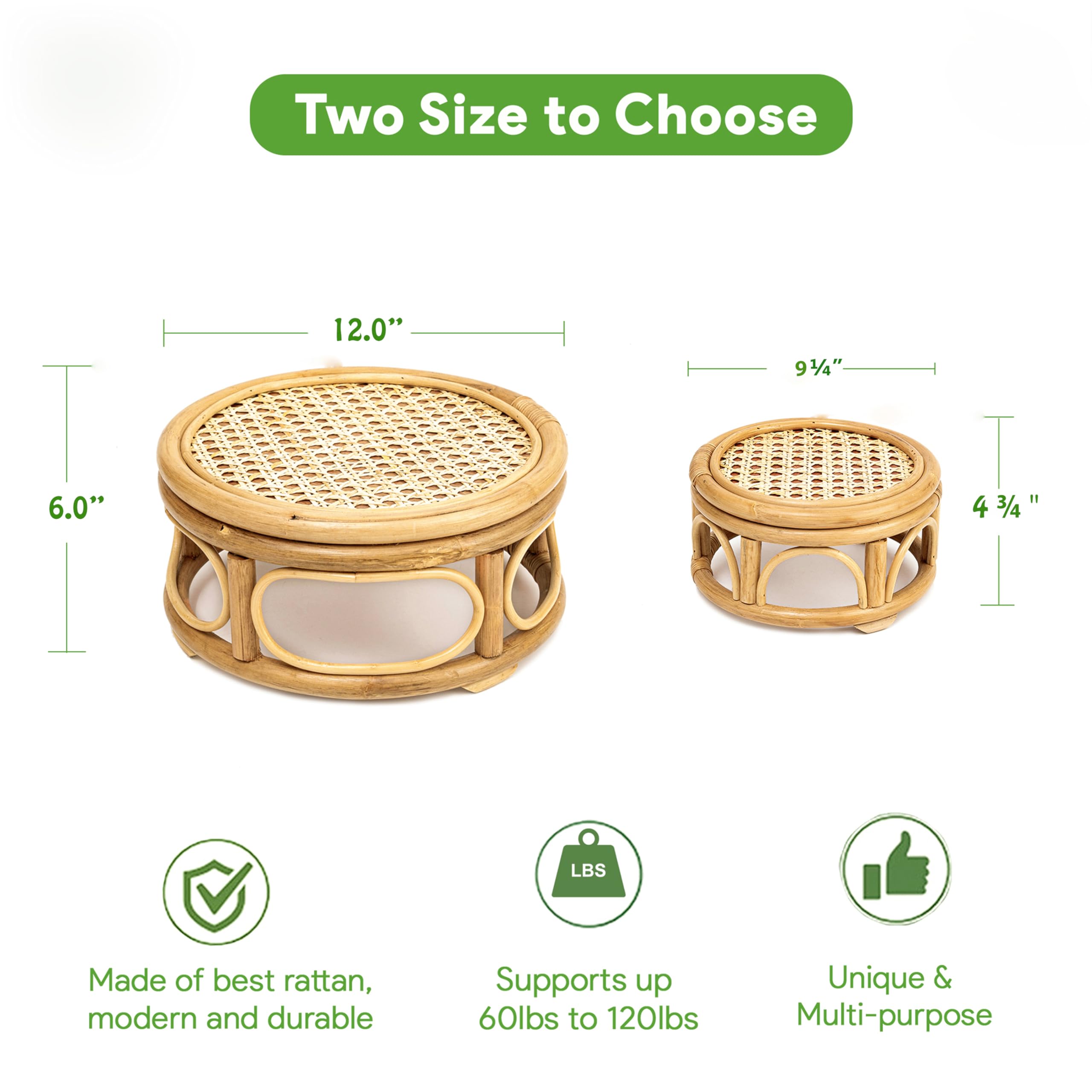 KUTORKILL boho plant stand display showcases your greenery with charm