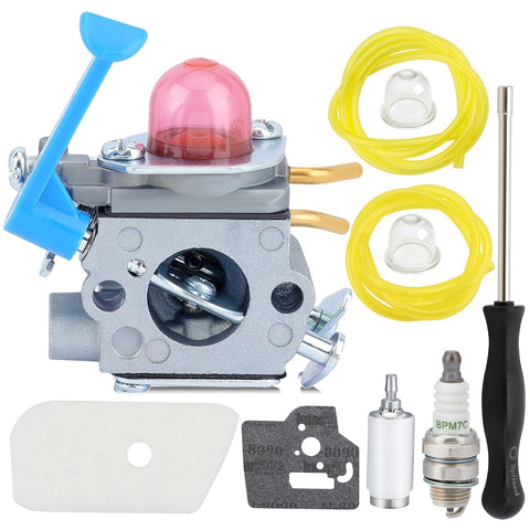 Kuupo 128LD carburetor for Husqvarna assembly demonstrates replacement part
