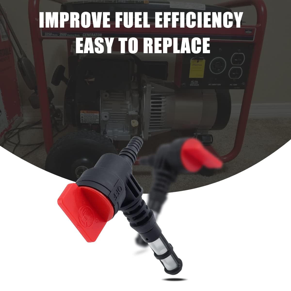 Kuupo fuel tank grommet provides snug fit for vibration-free mounting.