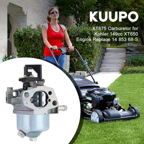 Kuupo XT675 carburetor with gasket included offers a complete replacement kit