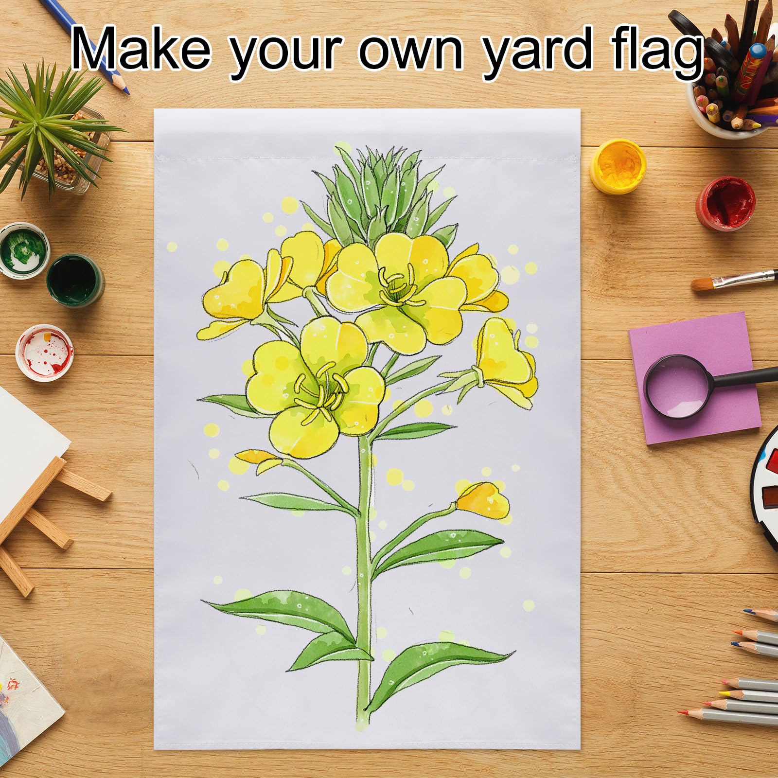 KUUQA DIY flags used with kids for family crafts