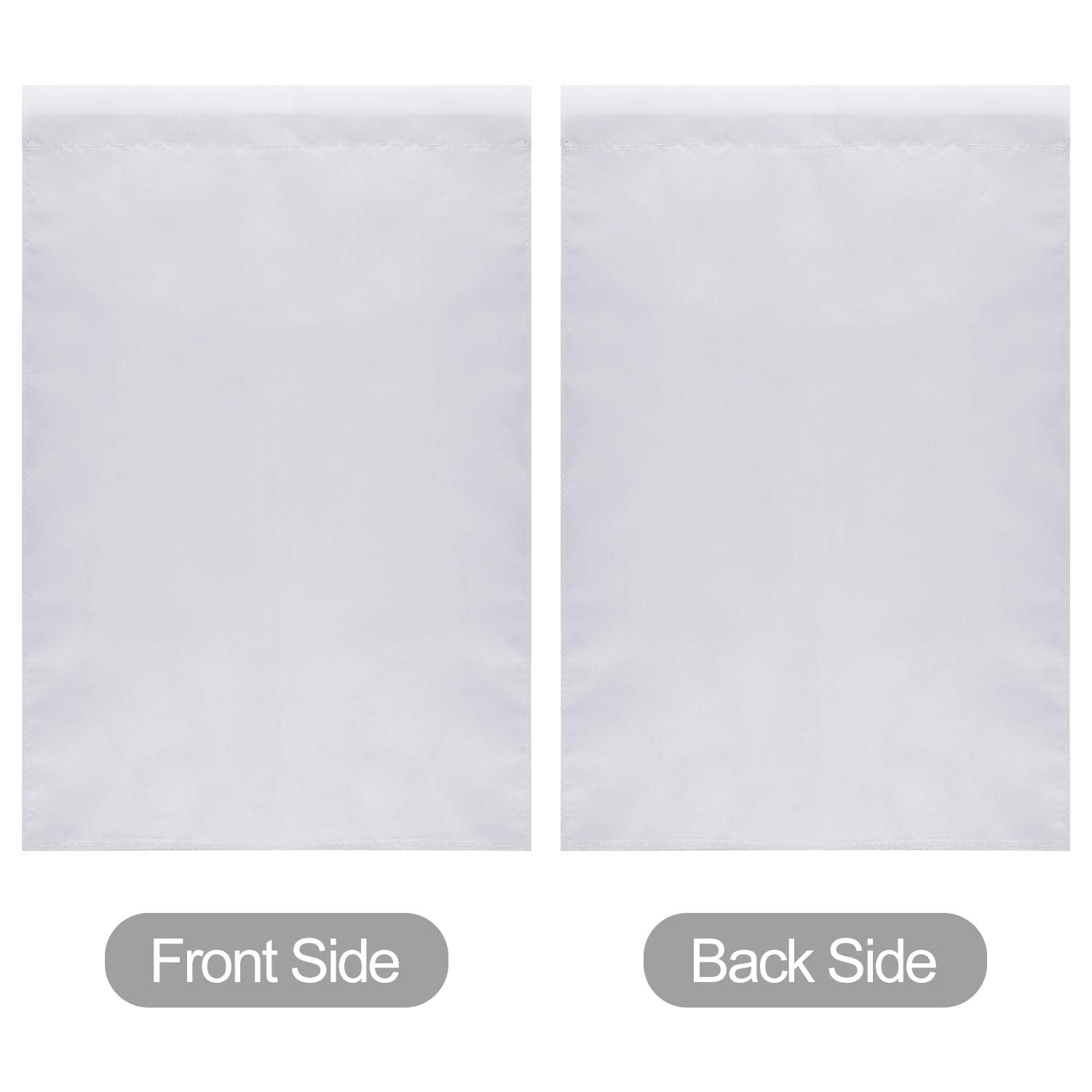 KUUQA outdoor flags shown without poles for easy display