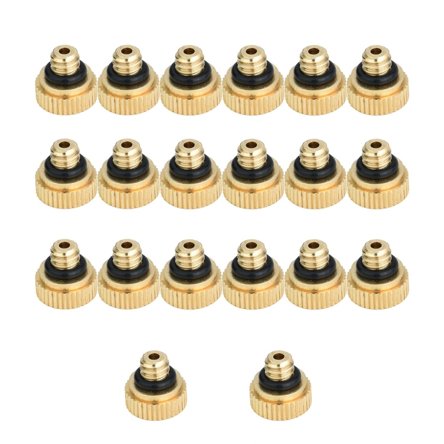 KUWAN misting nozzle with self-sealing o-ring for leak-proof operation