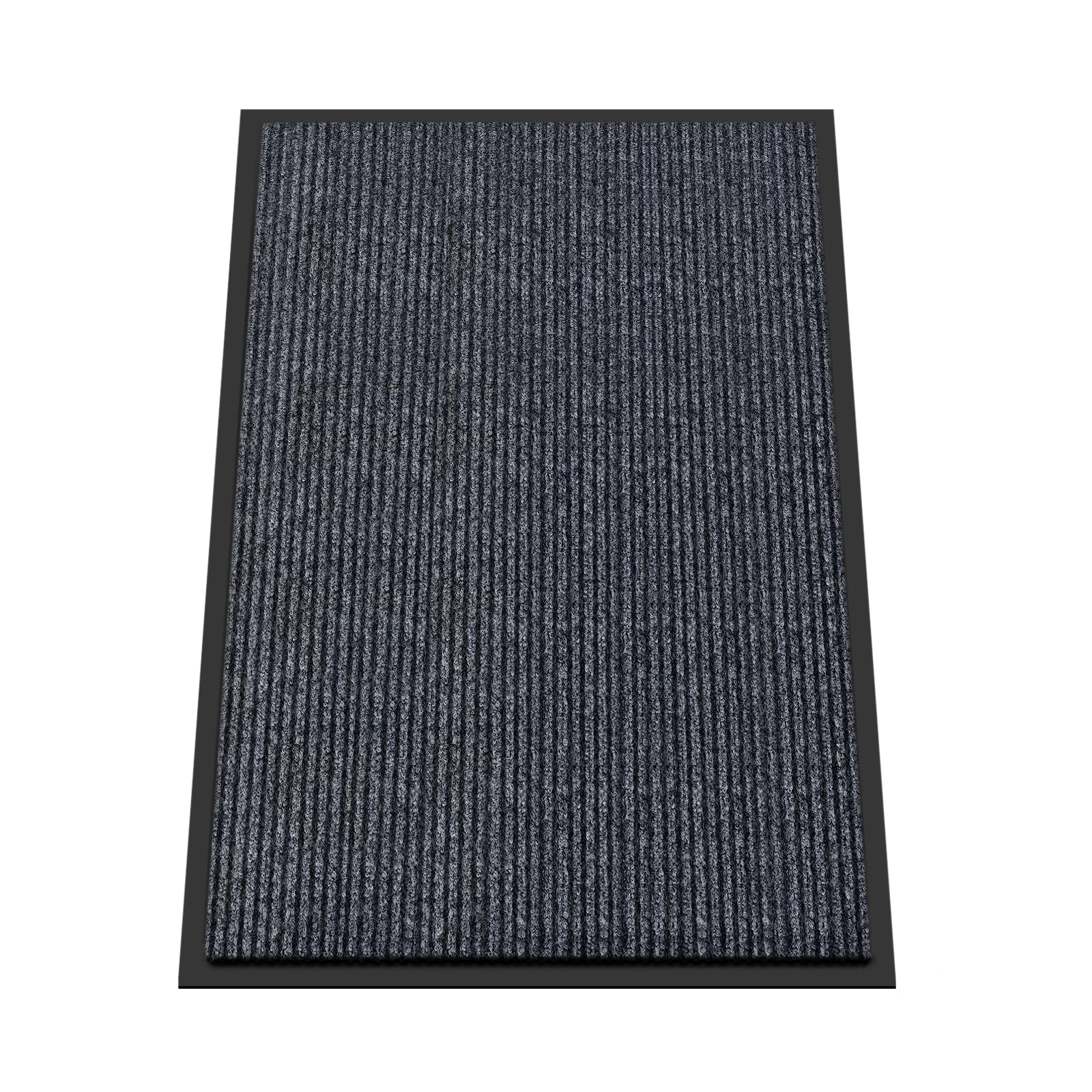 Kuyal front door mat 2x3 with non-slip backing for safe entryways