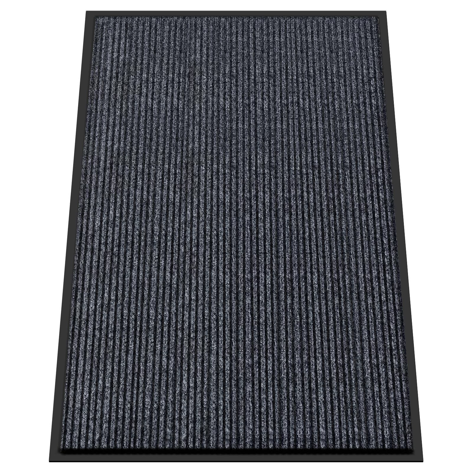 Kuyal Front Door Mat 4x6 non-slip surface secures entryways.