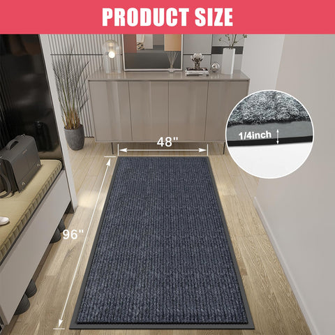 Kuyal mat deep grooves absorb dust and moisture at entry