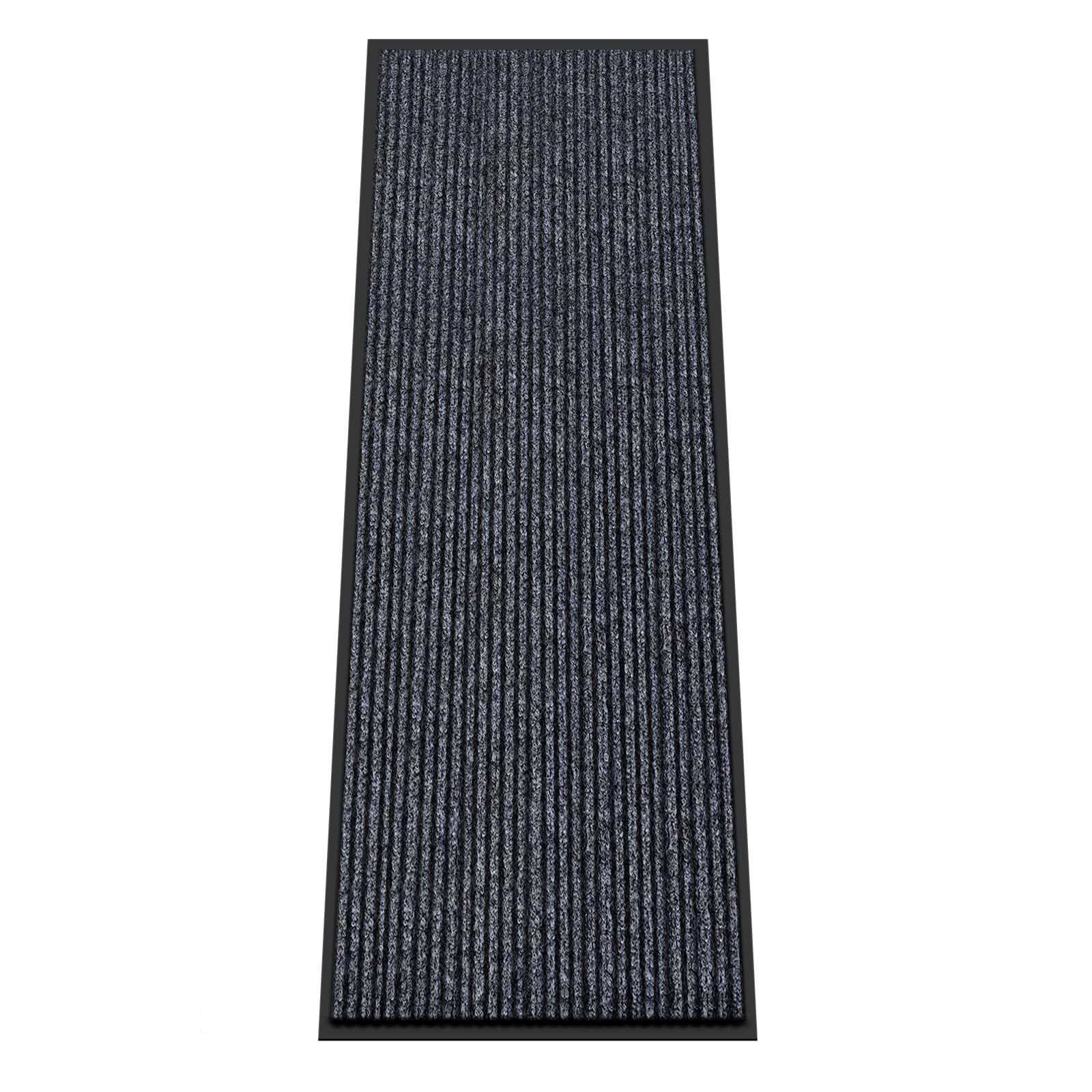 Kuyal front door mat with dust-trap grooves keeps entry floors clean.