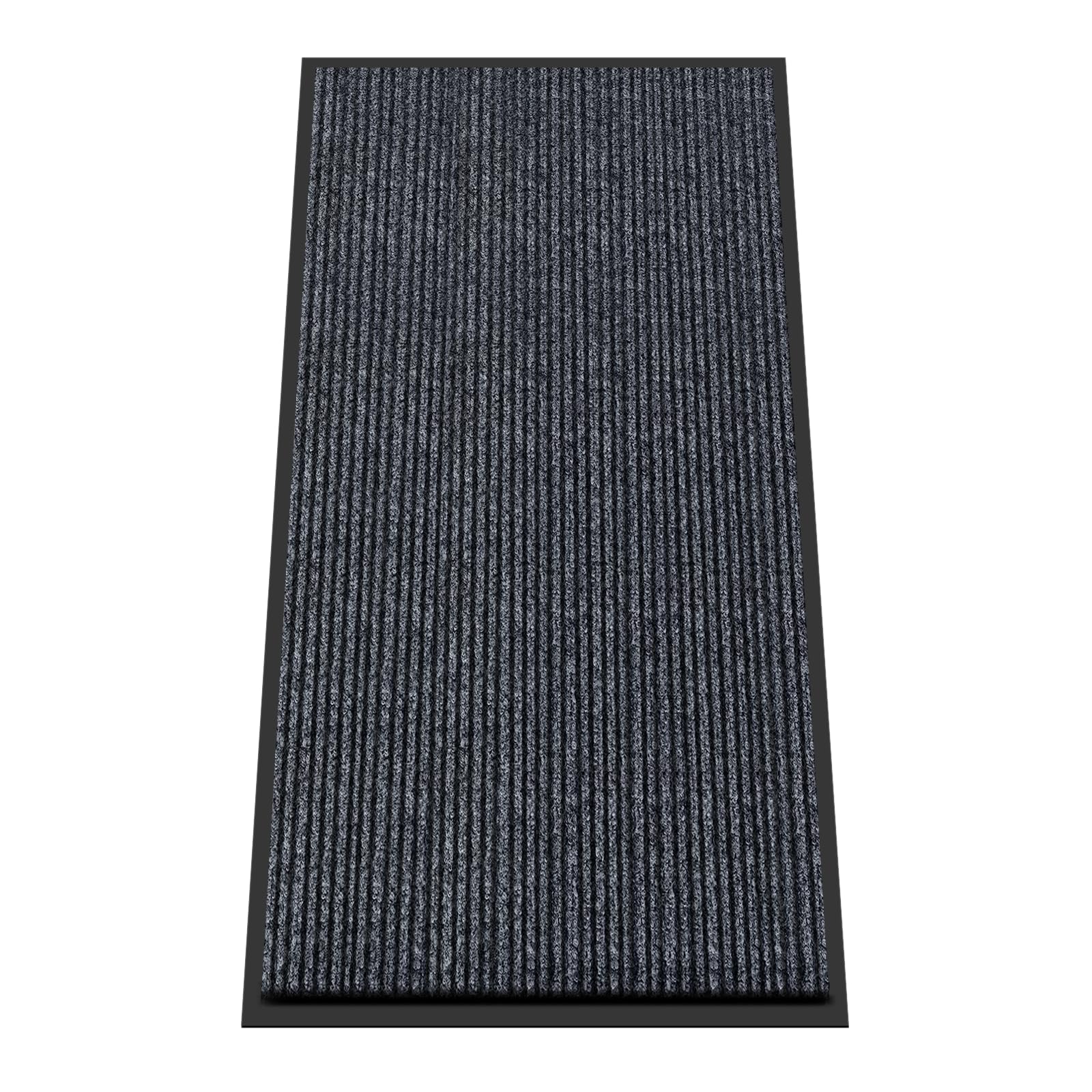 Kuyal front door mat with non-slip backing for stable indoor/outdoor use
