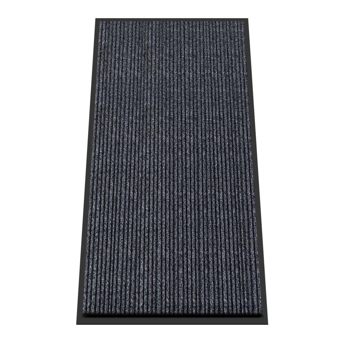 Kuyal front door mat with non-slip backing for stable indoor/outdoor use