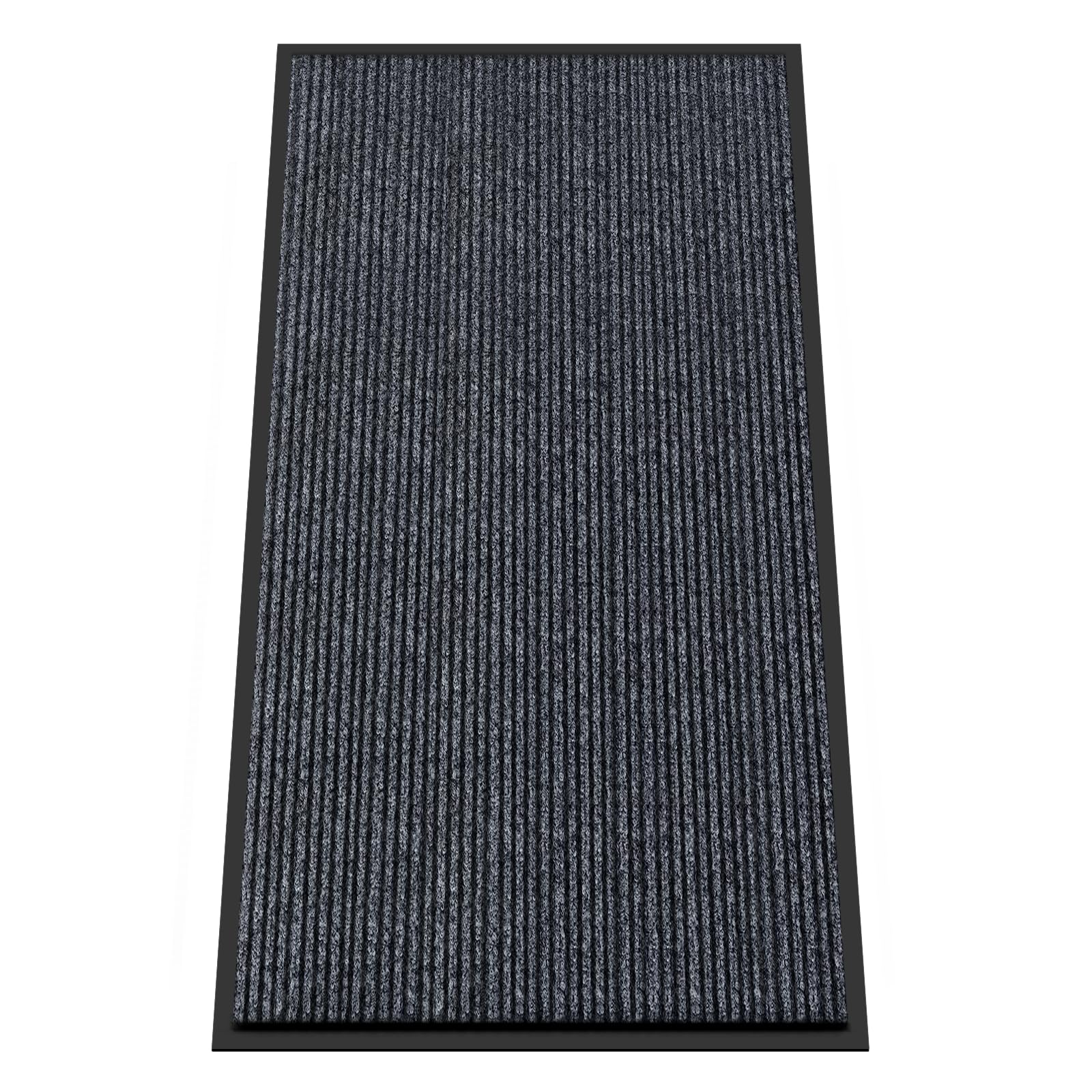 Kuyal front door mat close-up texture showing a durable surface that traps dirt.
