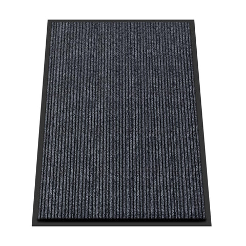 Kuyal front door mat with textured PVC backing for secure, non-slip entry.