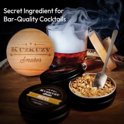 KUZKUZY Pear wood chips infuse light fruit notes in drinks