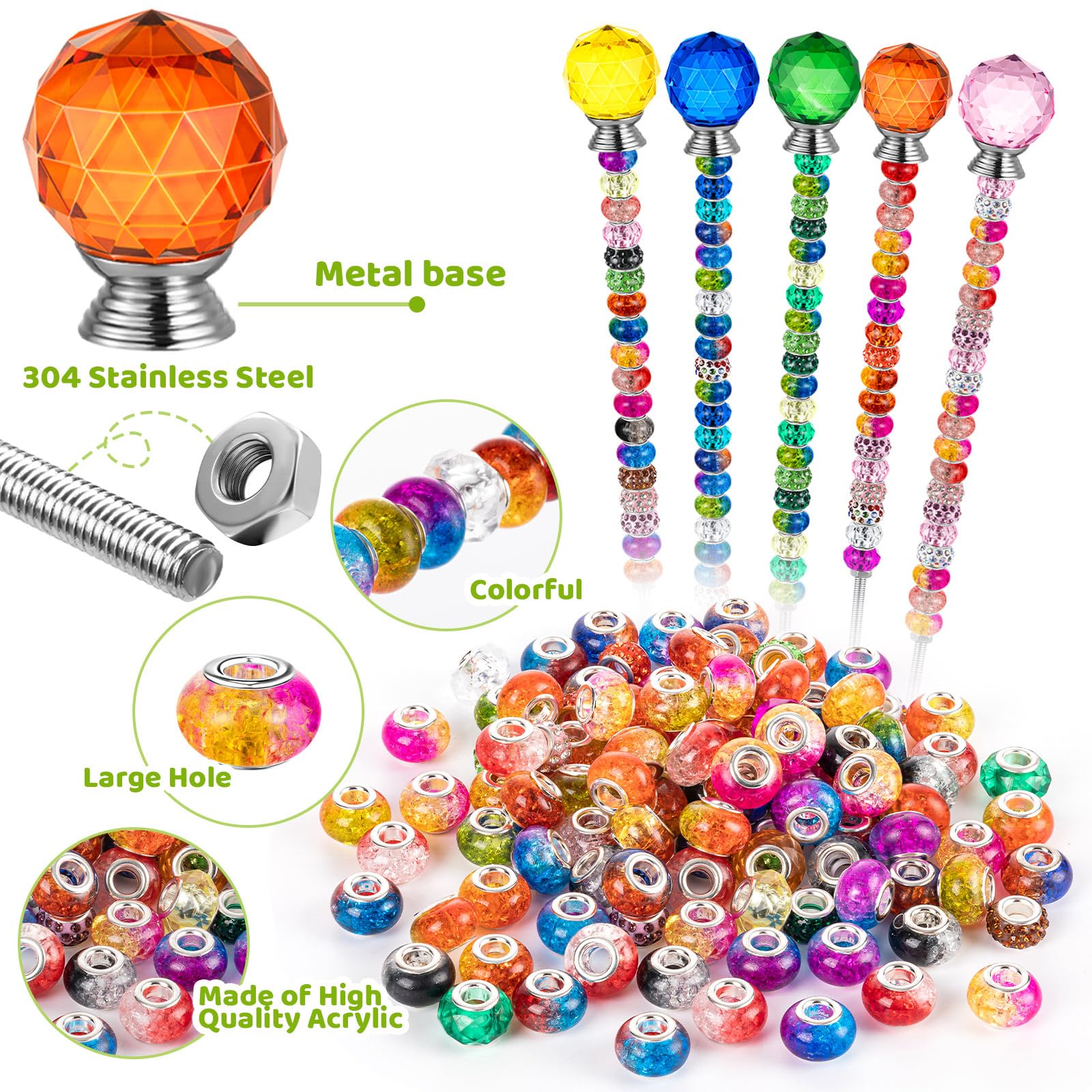 KVCSYAW diamond-top wand assembly for quick DIY projects.