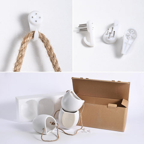 Kvetto bedroom-ready planters bring calming decor to walls.