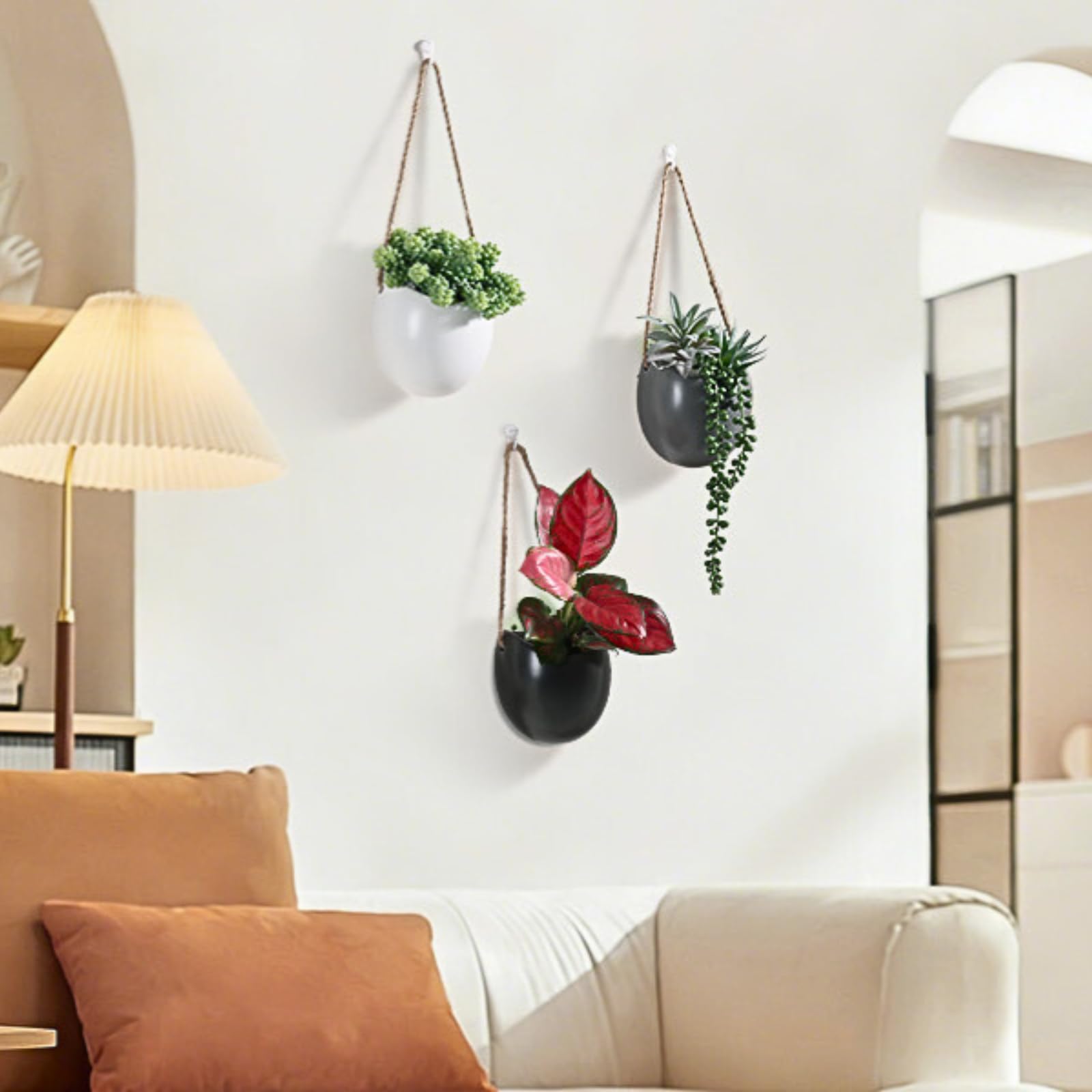 Kvetto dining/kitchen wall planters brighten hallways with charm.