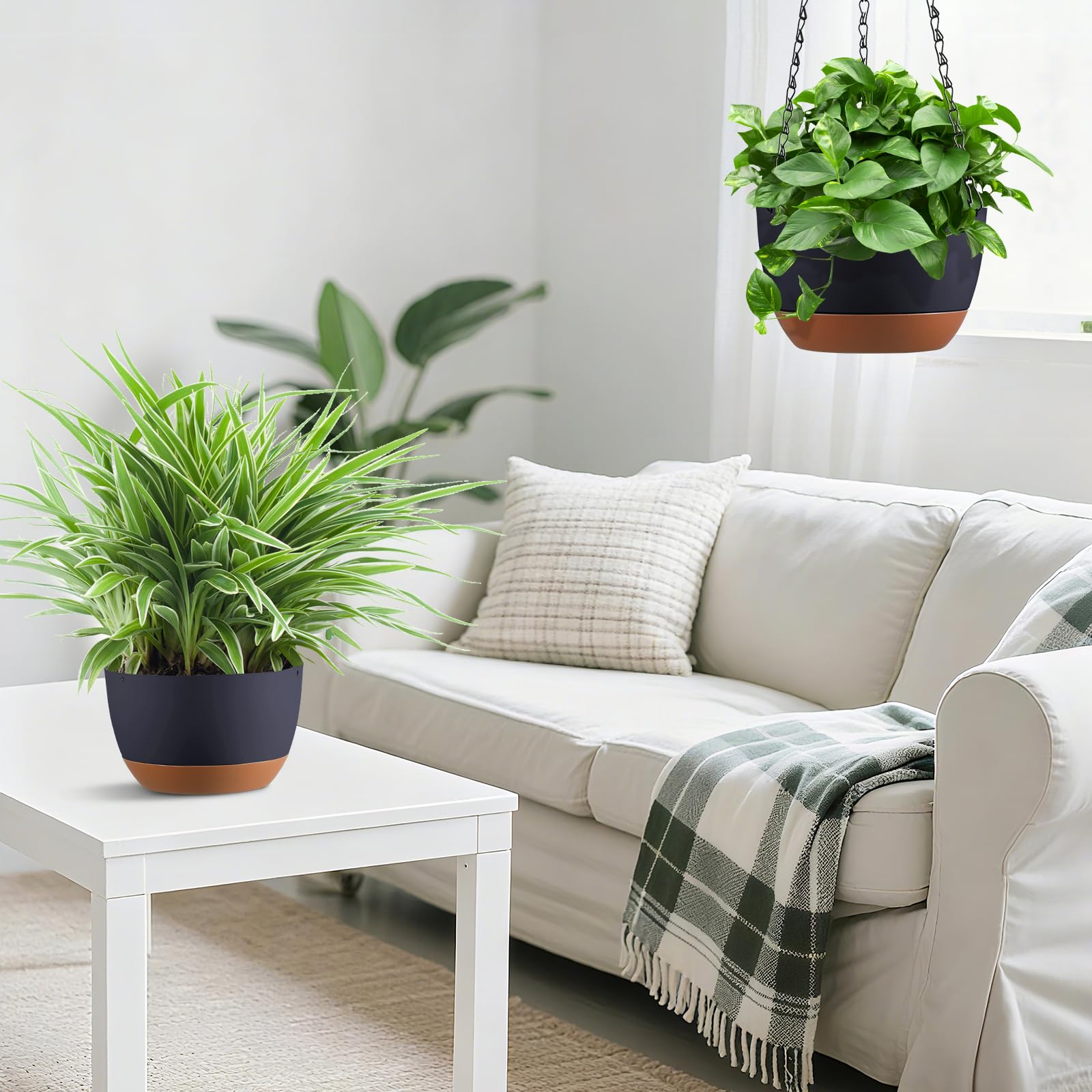 Kvetto vertical greening on balcony creates a lush focal point