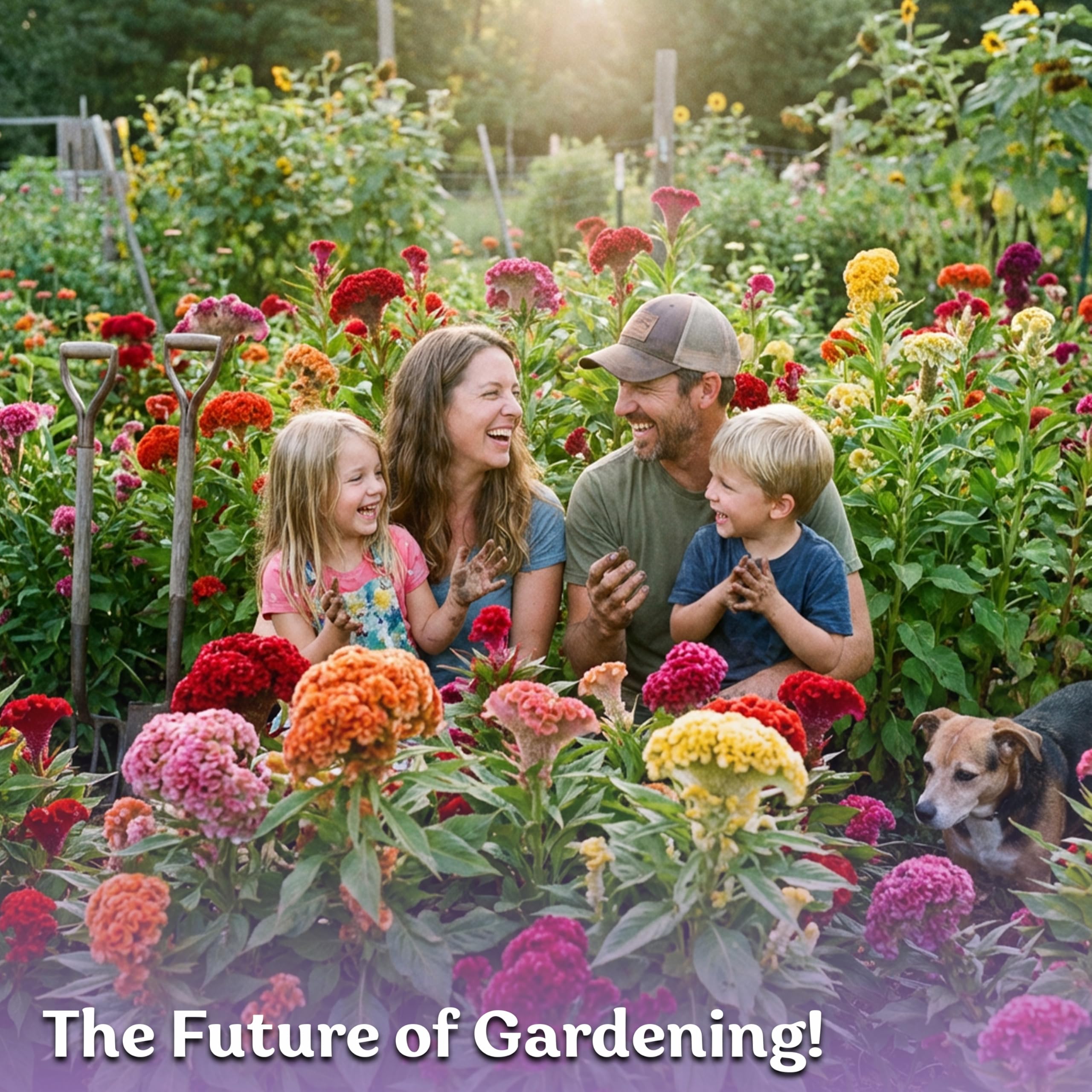 KVITER 150 Chief Mix Cockscomb heat-tolerant annuals brighten gardens all season.