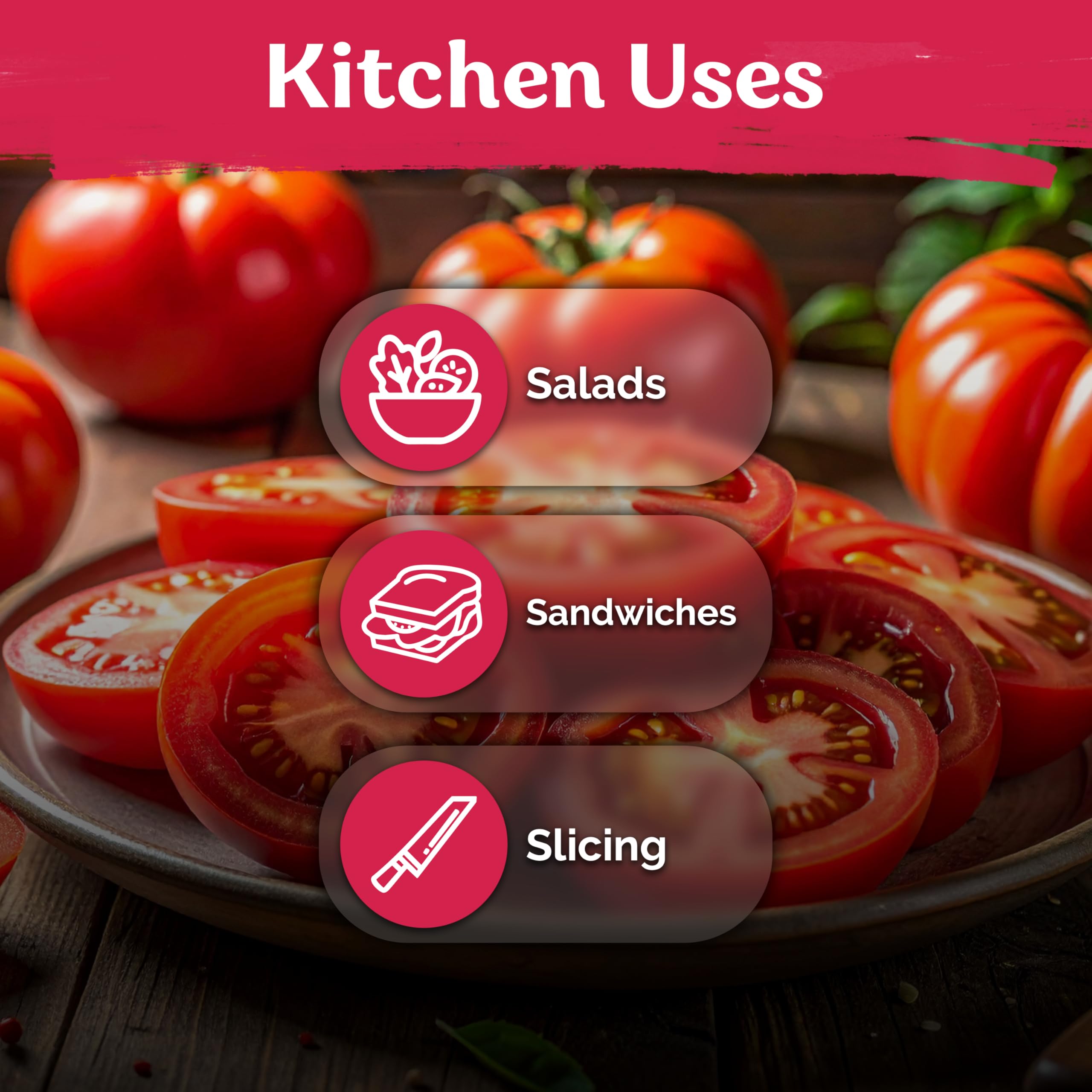 KVITER 325 full-sun garden setup supports thriving tomato plants.