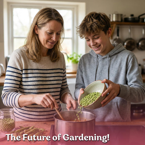 KVITER seed packet suitable for outdoor garden beds and small balconies.