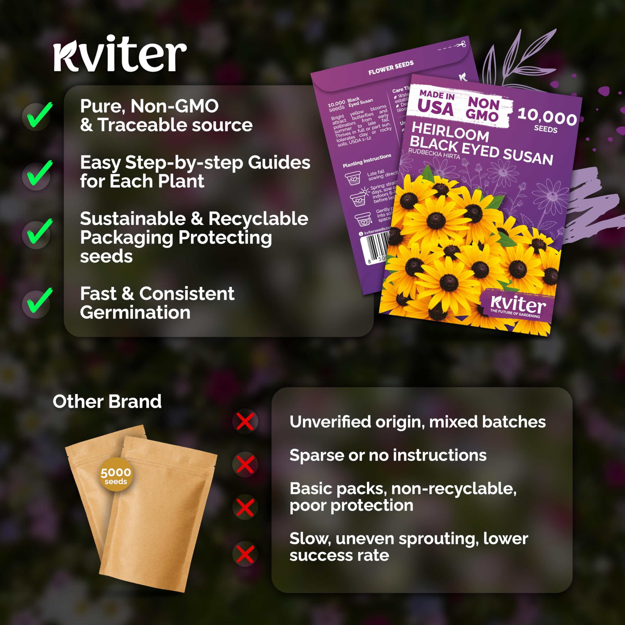 Pollinator-friendly blooms attracting butterflies and bees throughout summer.