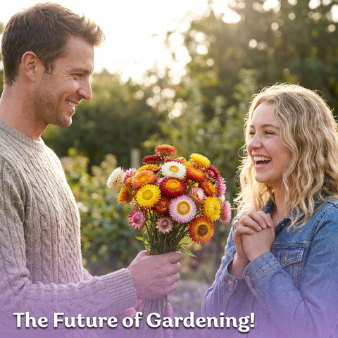 KVITER strawflowers attract pollinators while enhancing borders.