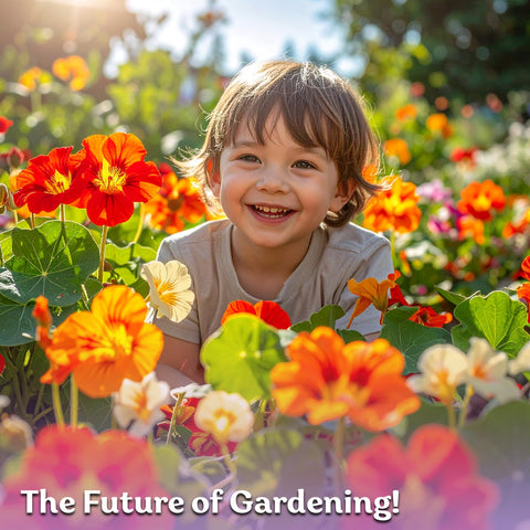 KVITER sowing indoors or outdoors guidance for nasturtium.